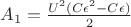 $A_1=\frac{U^2(C\epsilon^2-C\epsilon)}{2}$