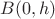 $B(0, h)$