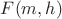 $F(m,h)$