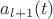$a_{l+1}(t)$ $a_{l+1}(t)$