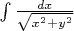 $\int \frac{dx}{\sqrt {x^2+y^2}}$