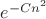 $e^{-Cn^2}$