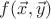 $f(\vec x,\vec y)$