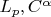 $L_p, C^{\alpha}$