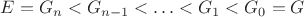 $E = G_n < G_{n-1} < \ldots < G_1 < G_0 = G$
