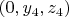 $ (0, {y_4}, {z_4})$