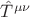 $\hat T^{\mu \nu}$