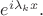 $e^{i\lambda_k x}.$
