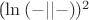(\ln{(-||-)}) ^{2}