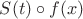 $S(t) \circ f(x)$