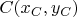 $C(x_{C},y_{C})$