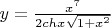 $y=\frac{x^7}{2chx \sqrt{1+x^2}}$