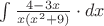 $\int \frac{4-3x}{x(x^2+9)} \cdot dx $