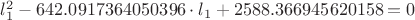 $l_1^2-642.0917364050396\cdot l_1+2588.366945620158=0$