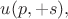 $u(p,+s),$