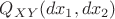 $Q_{XY}(dx_1,dx_2)$