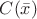 $C(\bar{x})$ $C(\bar{x})$