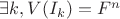 $\exists k, V(I_{k})=F^{n}$