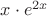 $x\cdot e^{2x}$