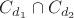 $C_{d_1}\cap C_{d_2}$