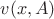 $v(x,A)$