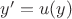 $y'=u(y)$