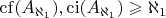 ${\rm cf}(A_{\aleph_1}),{\rm ci}(A_{\aleph_1})\geqslant\aleph_1$