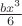 $\frac{bx^3}{6}$