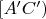 $[A'C')$