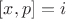 $\left[ {x,p} \right] = i$