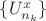 $\lbrace U_{n_k}^x \rbrace$