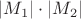 $|M_1|\cdot |M_2|$