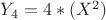 $Y_4=4*(X^2)$