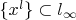 $\{x^{l}\}\subset l_\infty$