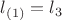 $l_{(1)}=l_3$