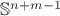 $\mathbb S^{n+m-1}$