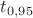 $t_{0,95}$