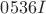 $05&deg; 36&prime;$