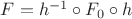$F=h^{-1}\circ F_0 \circ h$
