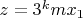 $z=3^kmx_1$