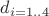 $d_{i=1..4}$