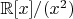 $\mathbb{R}[x]/(x^2)$