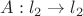 $A:l_2\to l_2$