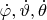 $\dot{\varphi}, \dot{\vartheta}, \dot{\theta} $