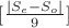 $[\frac{|S_e-S_o|}{9}]$