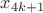 $x_{4k+1}$