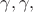 $\gamma,\gamma,$