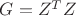 $G = Z^TZ$
