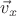 $\vec v_x$