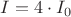 $I=4\cdot{I_0}$